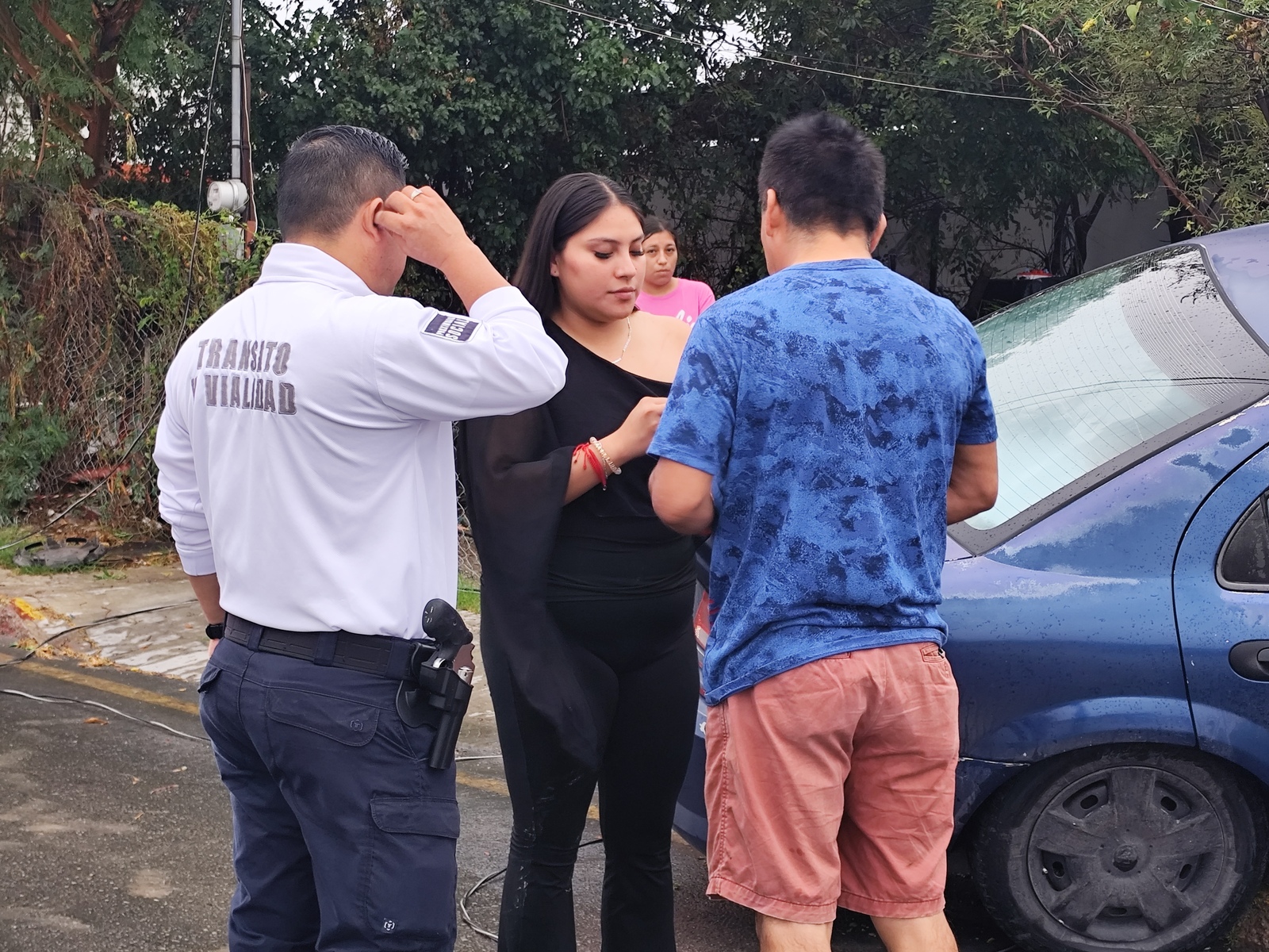 Accidente: Las condiciones del pavimento pudieron haber influido en el percance.