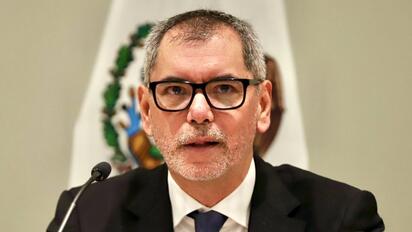 Édgar Amador acudió a la Cámara de Diputados para abordar el Paquete Económico 2027 y sus principales previsiones económicas.  El secretario de Hacienda