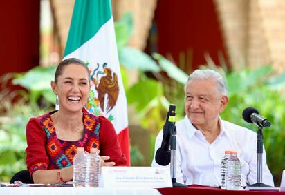 Claudia Sheinbaum agradeció a Andrés Manuel López Obrador sus palabras y dedicatoria tras la presentación en video de su nuevo libro “Pueblo”.