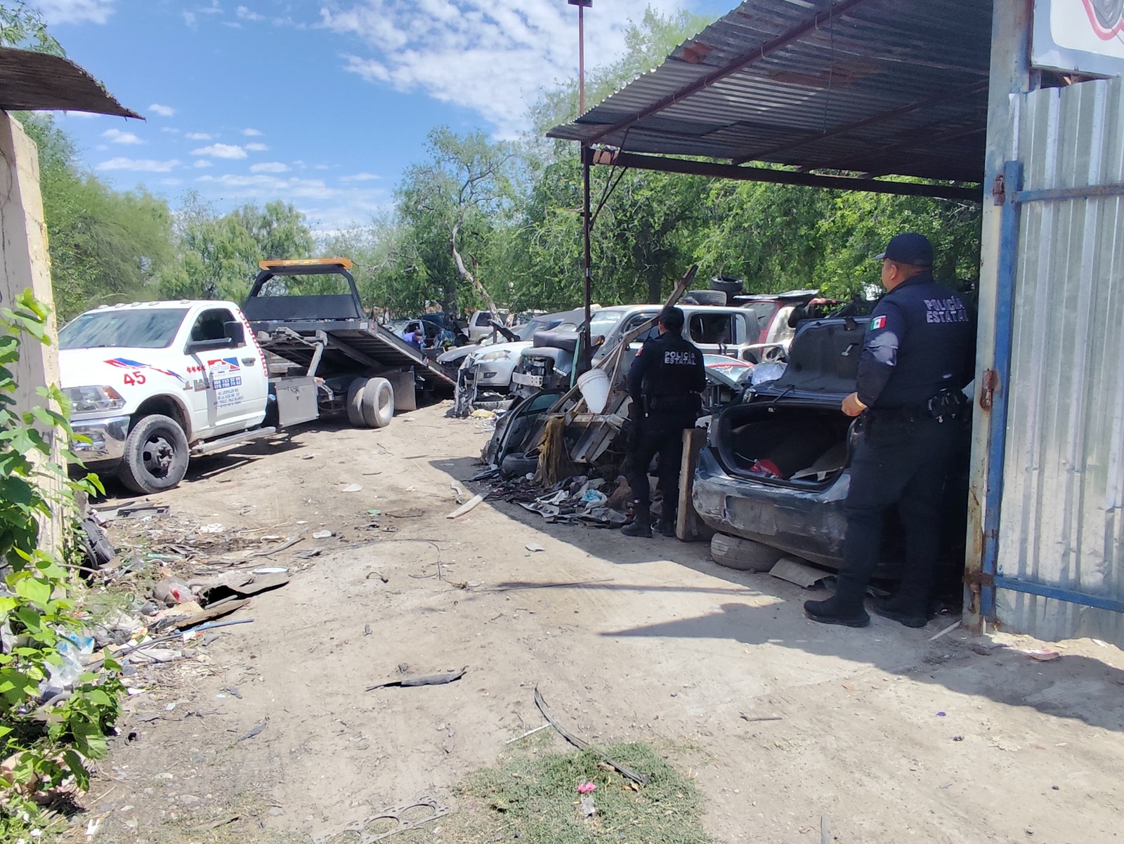 Refuerzan revisiones en chatarreras de Piedras Negras para detectar material robado
