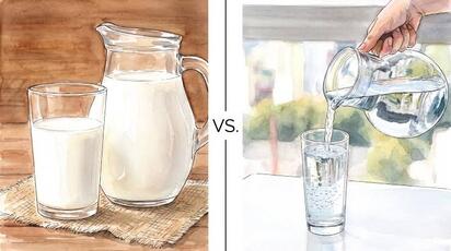 ¿La leche hidrata más que el agua? Esto encontró un estudio