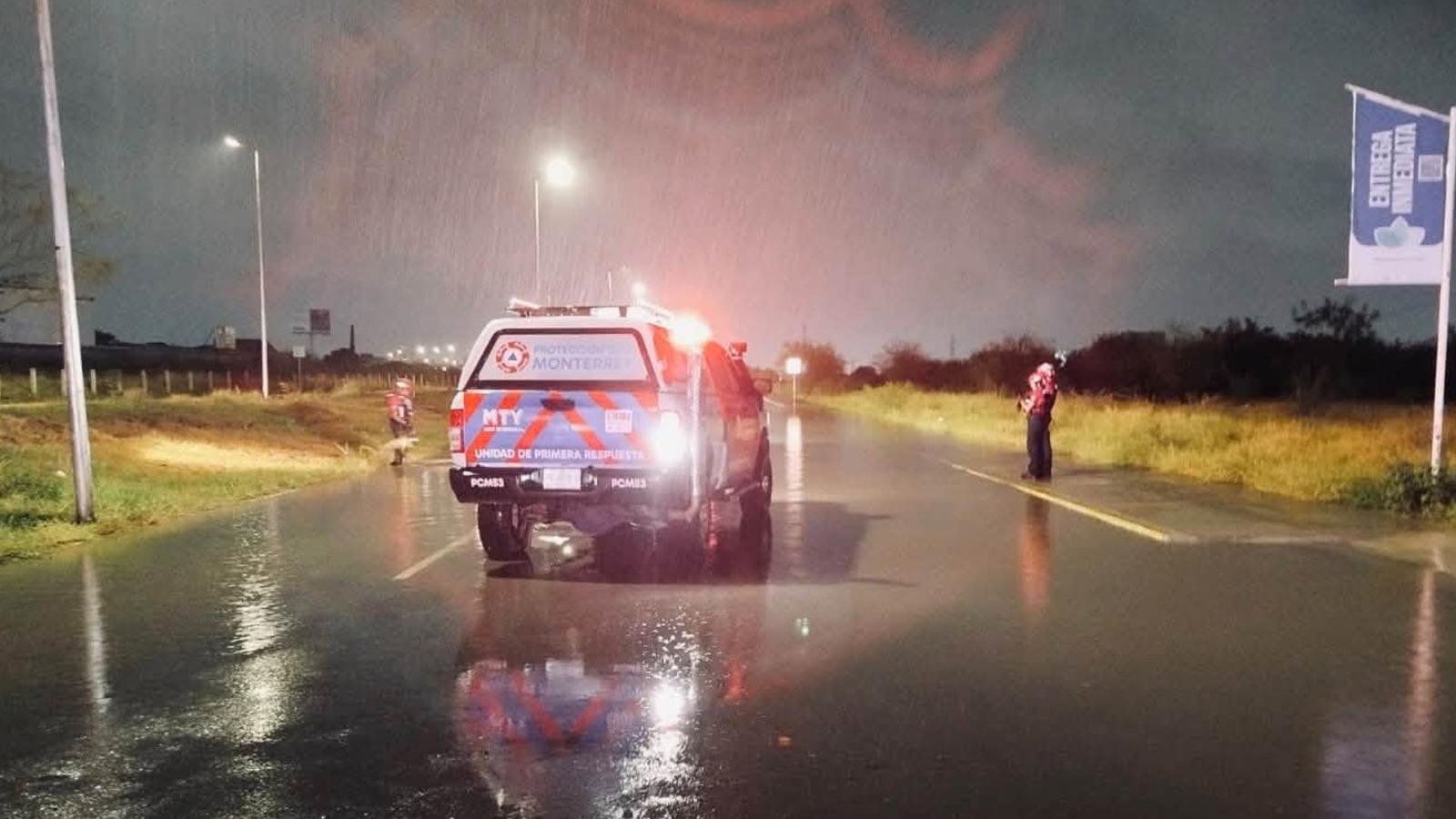 Nuevo León reporta dos muertos y severas afectaciones por lluvias