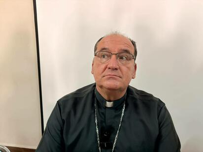 Hilario González refrendó el respaldo de la Diócesis de Saltillo a madres buscadoras y sus familias en el estado de Coahuila.  El obispo Hilario González,