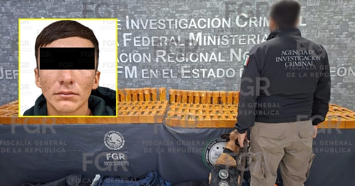 Hombre procedente de Colombia es detenido con 189 botellas con cocaína en Aeropuerto de Monterrey