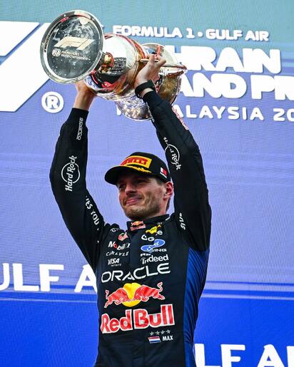 Verstappen gana el GP de Bahréin en Malasia; Checo Pérez termina 19