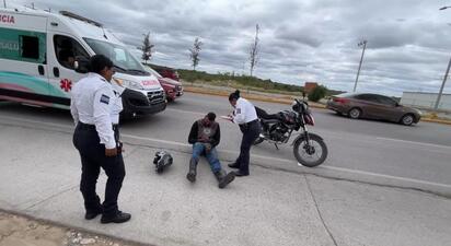 Motociclista termina herido tras accidente en el bulevar República