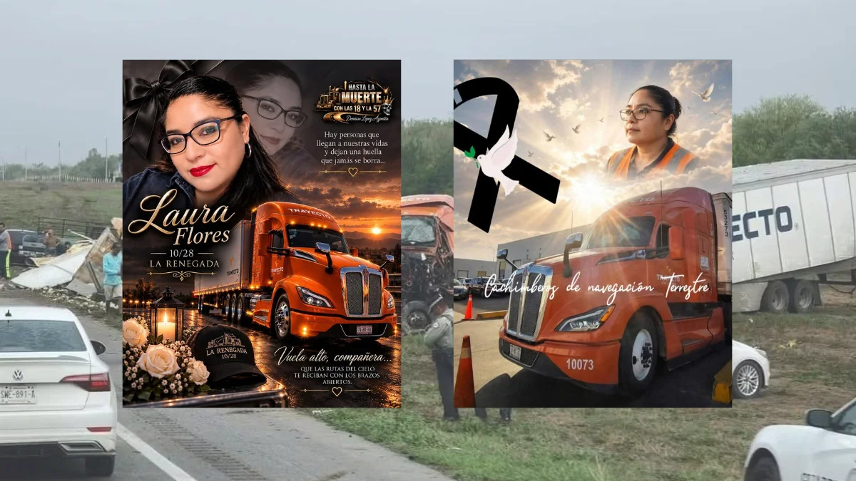 Muere 'La Renegada' en choque entre 3 tráileres en Tamaulipas