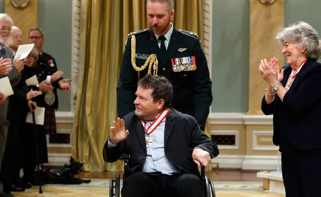Michael J. Fox recibe máximo honor de Canadá por su activismo
