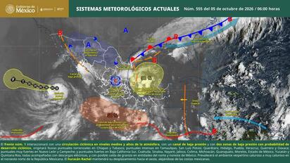 Lluvias fuertes, descargas eléctricas y posible granizo se prevén este lunes en Coahuila