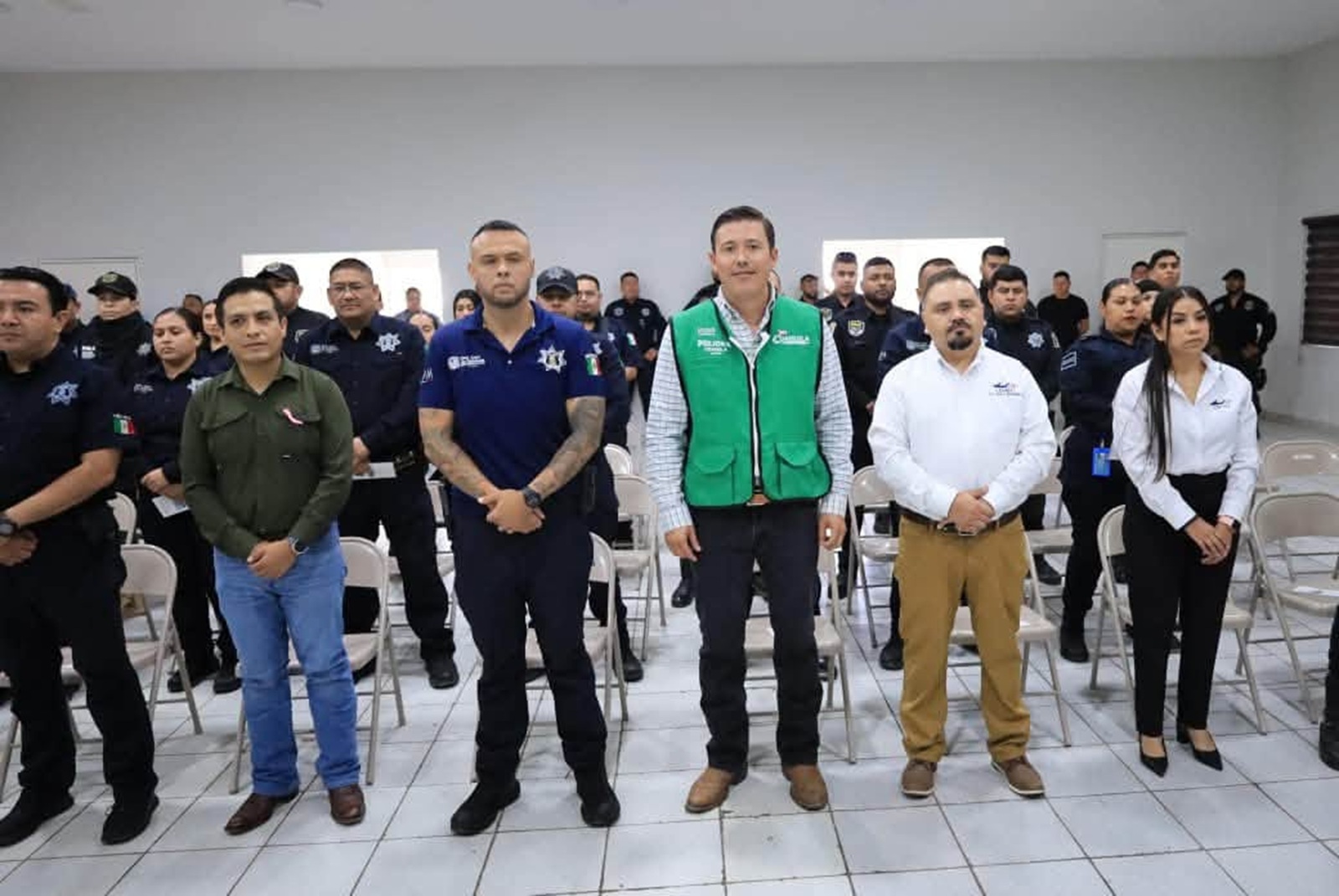 Autoridades municipales fortalecen la preparación policial mediante capacitación en derechos humanos, prevención y atención cercana para brindar mayor