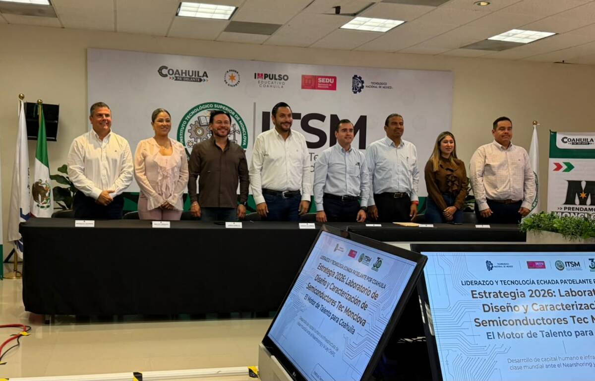 Impulsan la industria de semiconductores en Monclova con nuevo laboratorio y oferta académica