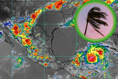 Huracán Simón se intensifica y prepara impacto en costas de México