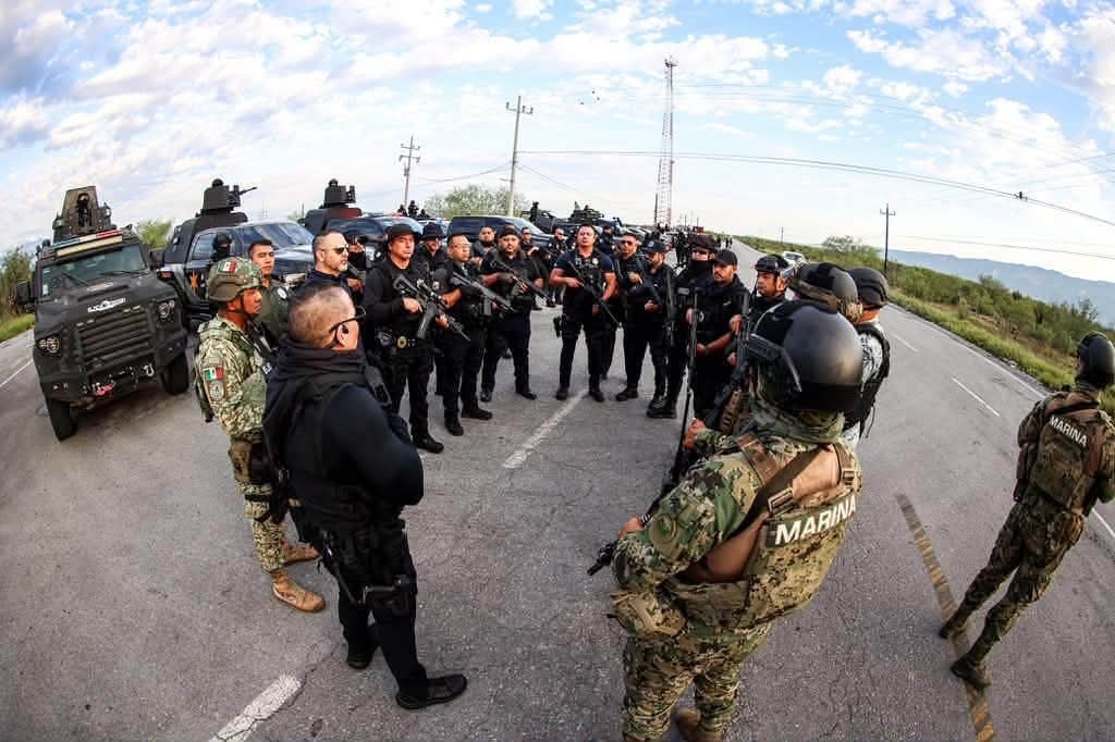 Refuerzan blindaje entre Coahuila y Nuevo León con operativos conjuntos