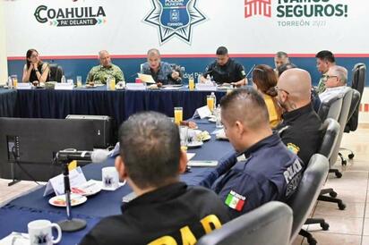 Autoridades revisan incidencias y despliegue de seguridad en Torreón