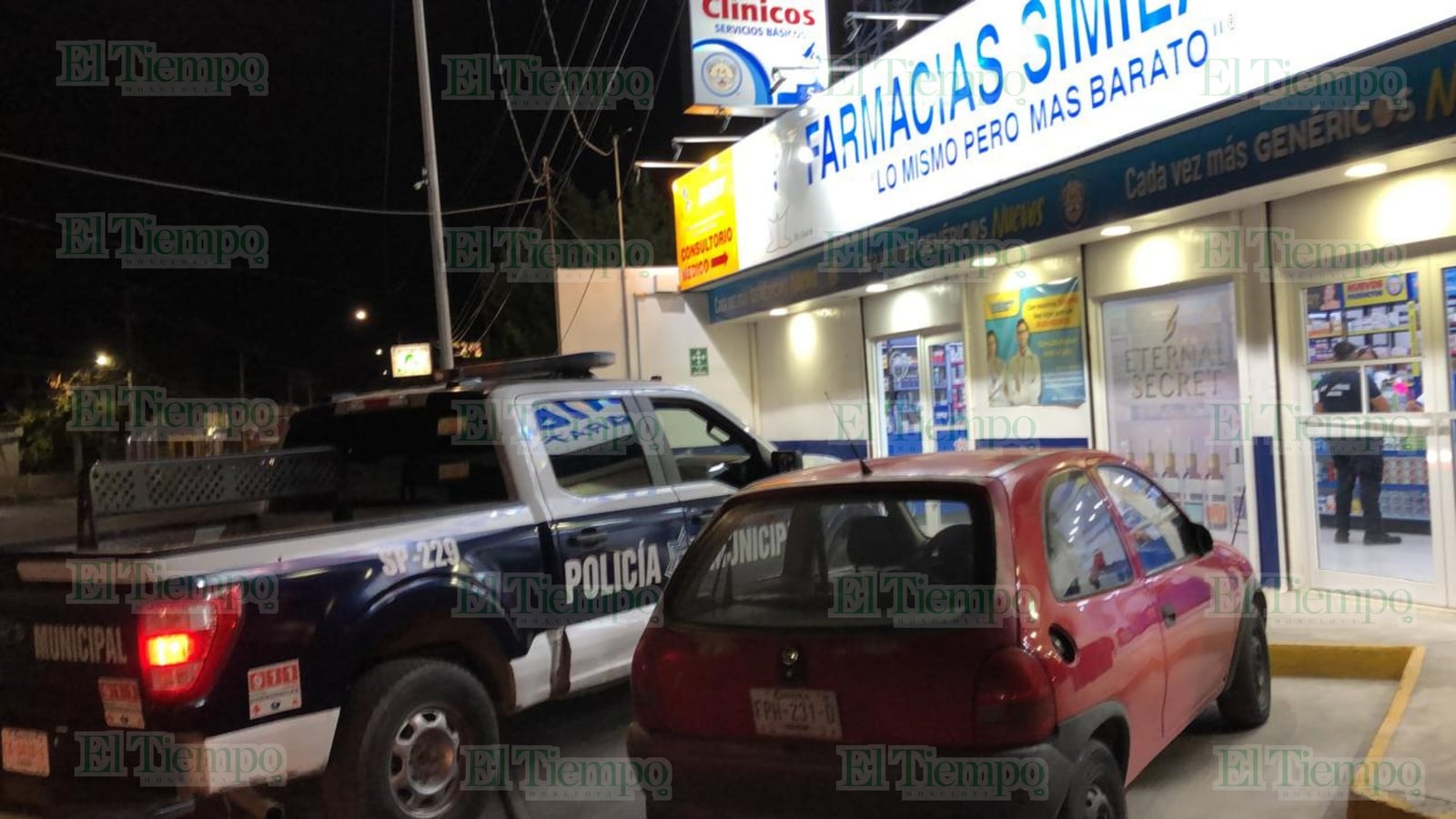 Asaltante armado con cuchillo roba farmacia en Monclova; huye con 400 pesos