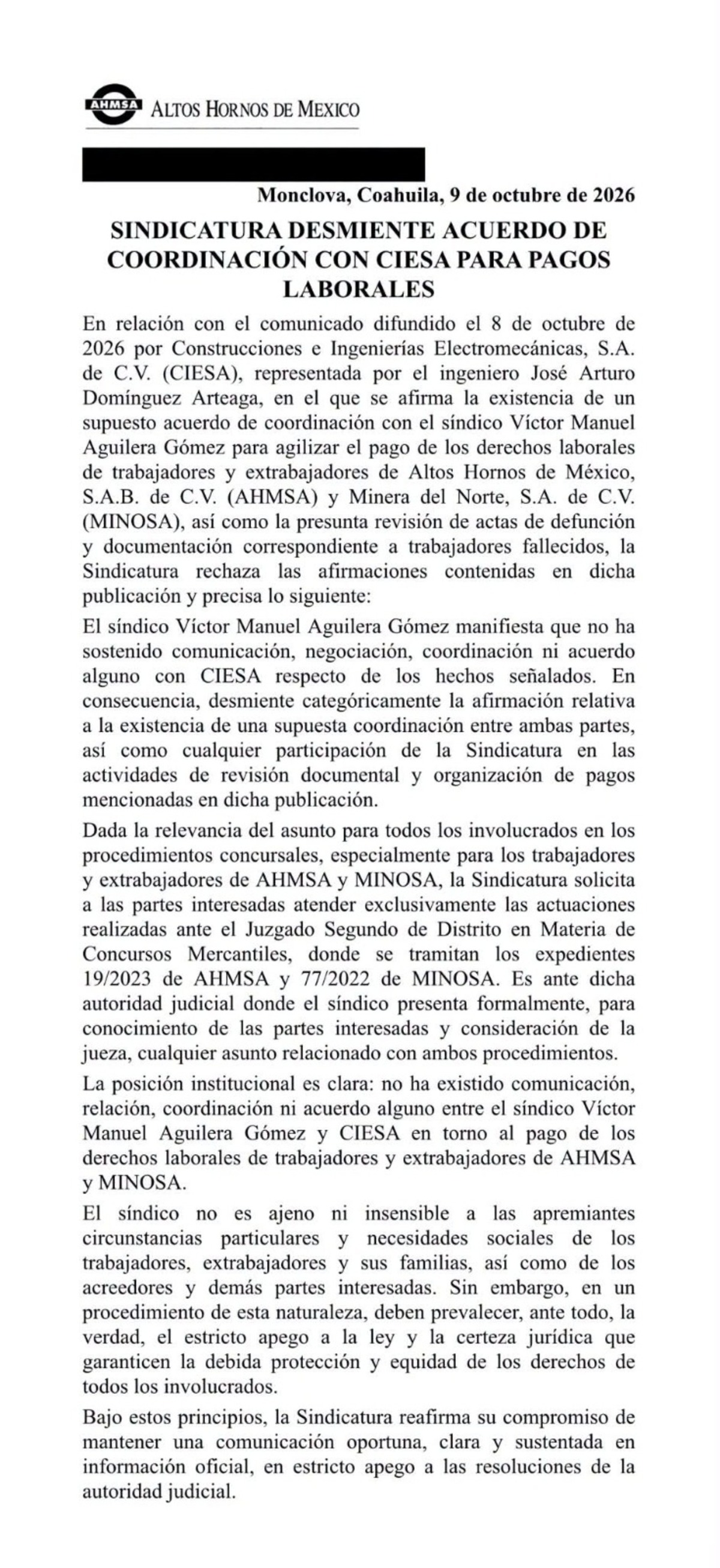AHMSA