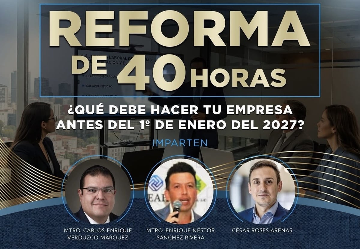 CANACINTRA capacitará a empresas ante reforma laboral de 40 horas