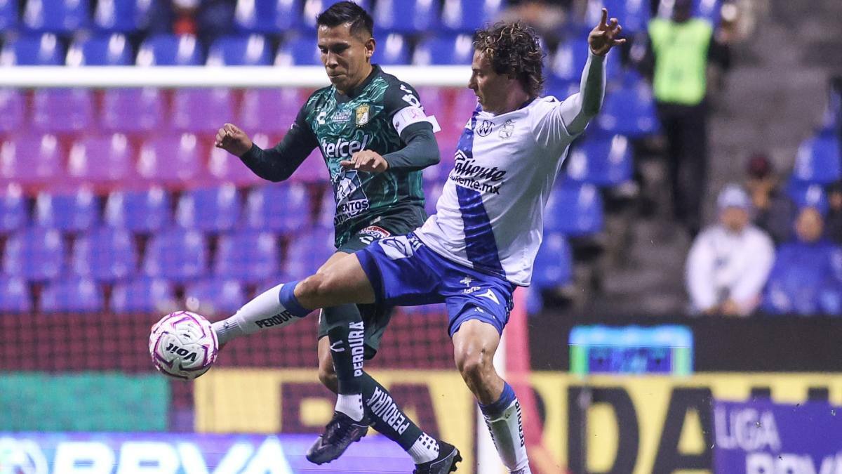 Puebla rescata empate 1-1 ante León con golazo de Armenta al 87'