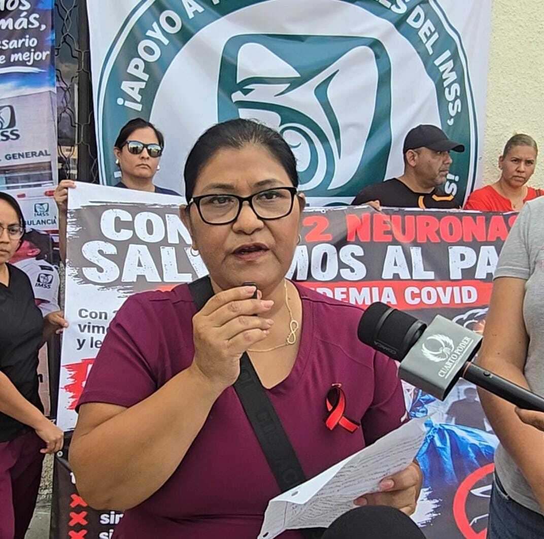 Trabajadores del IMSS piden apoyo de derechohabientes ante carencias hospitalarias
