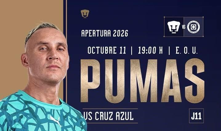 Pumas recibe a Cruz Azul en Jornada 11