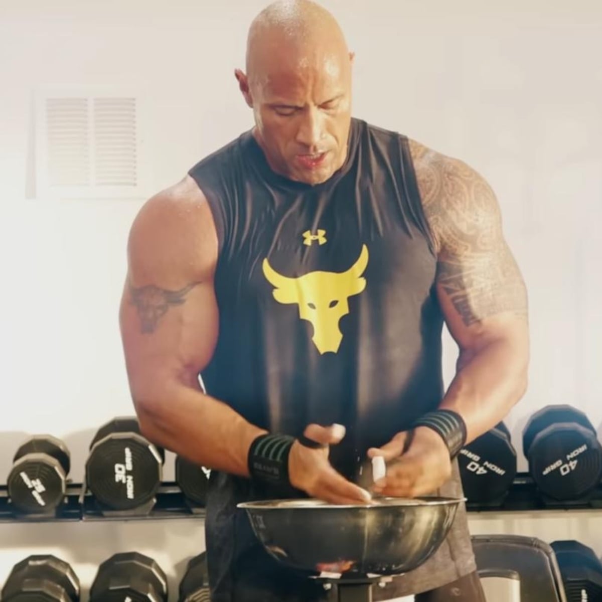 El batido post entrenamiento de La Roca