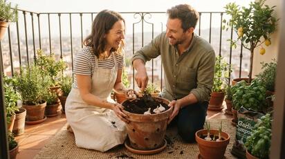 Cómo cultivar ajos en maceta y repeler insectos