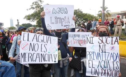 Gobierno de Jalisco reporta 39 detenidos tras marcha por agua