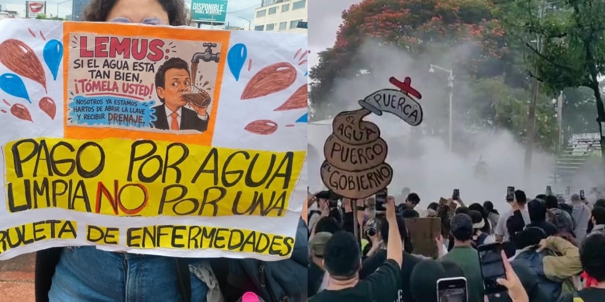 Reprime gobierno la marcha por el agua en jalisco