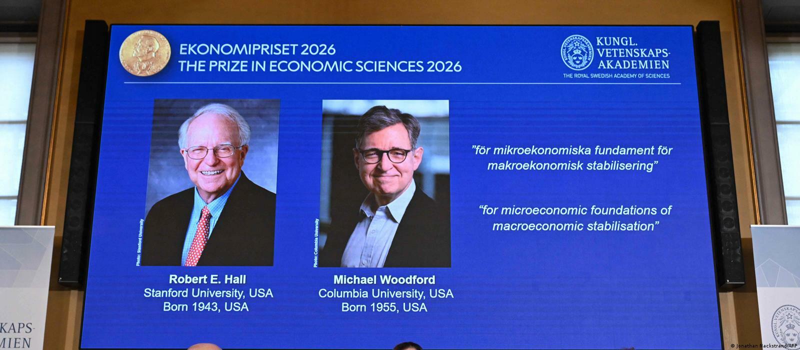Robert Hall y Michael Woodford ganan el Nobel de Economía 2026
