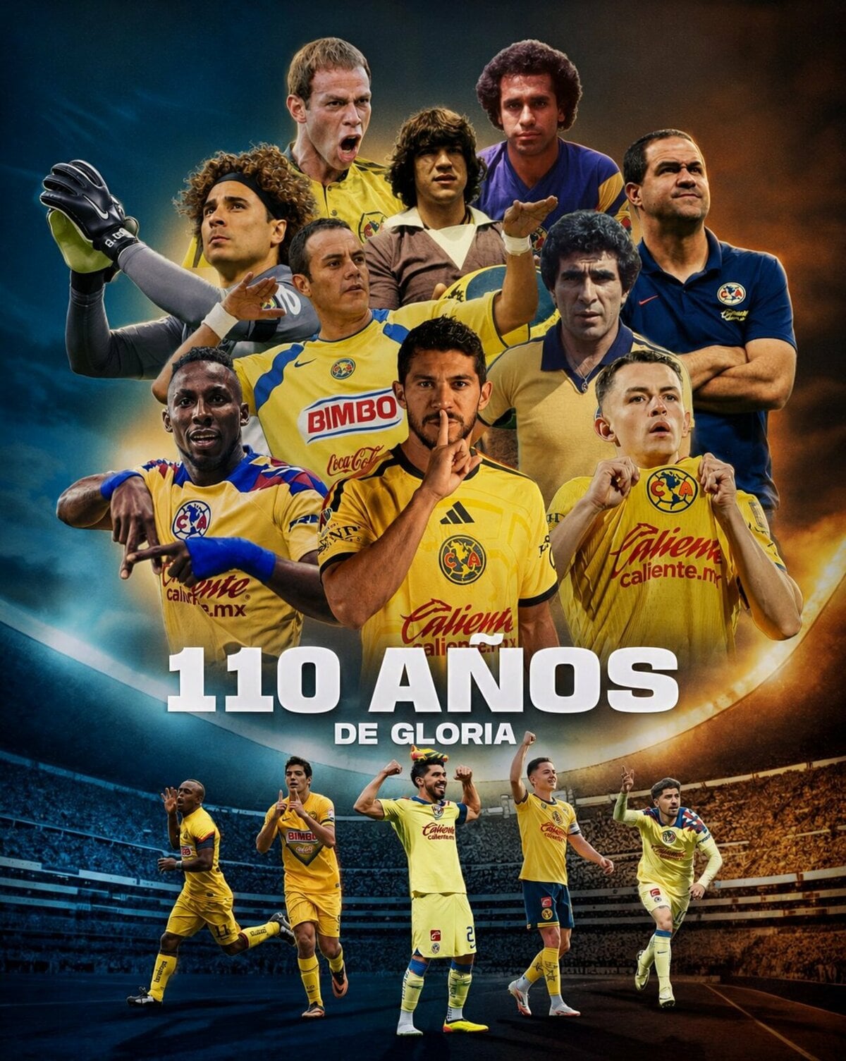 América llega a 110 años como referente del futbol mexicano