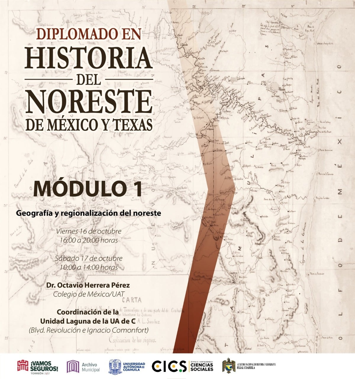 Iniciará diplomado en historia del noreste de México y Texas
