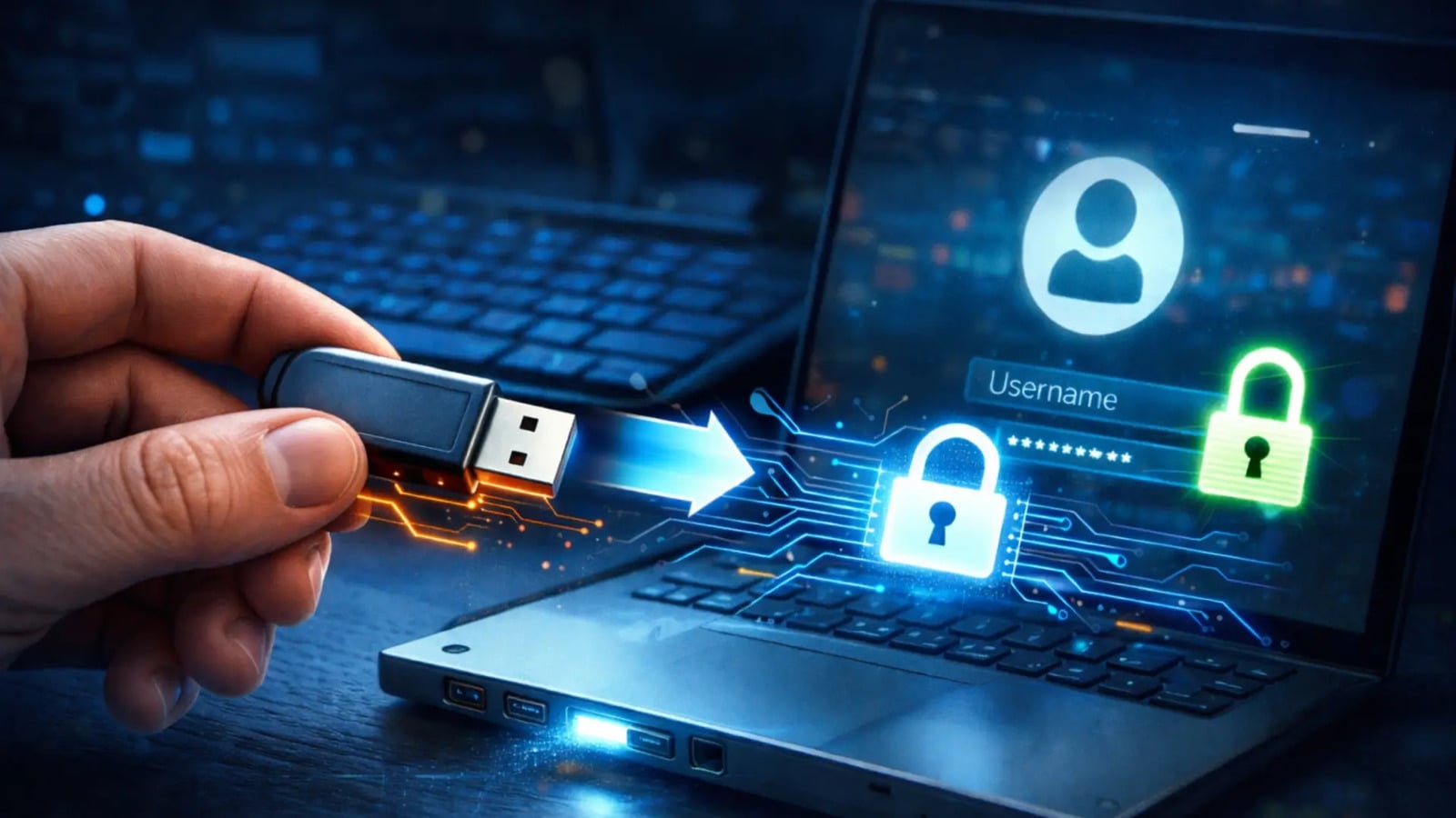 Cómo convertir una USB vieja en una llave de seguridad para tu PC