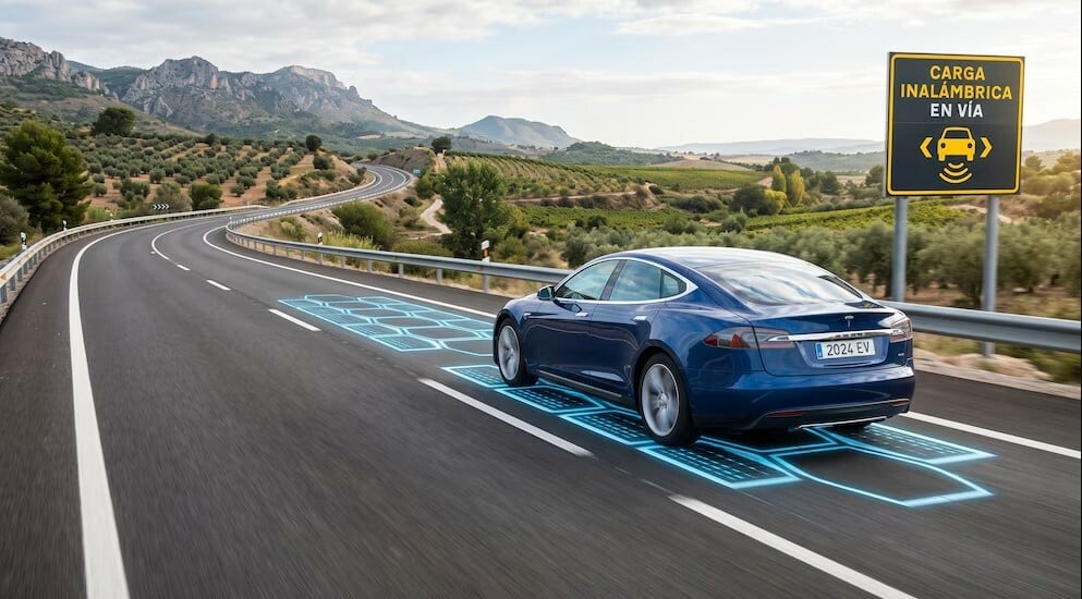 Japón probará carreteras que cargan autos eléctricos en movimiento