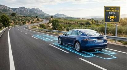 Japón probará carreteras que cargan autos eléctricos en movimiento