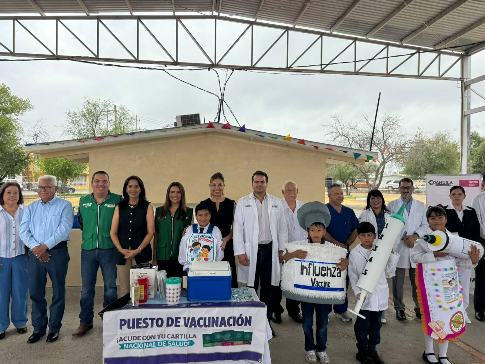 Sabinas inicia campaña de vacunación contra la influenza 2026-2027