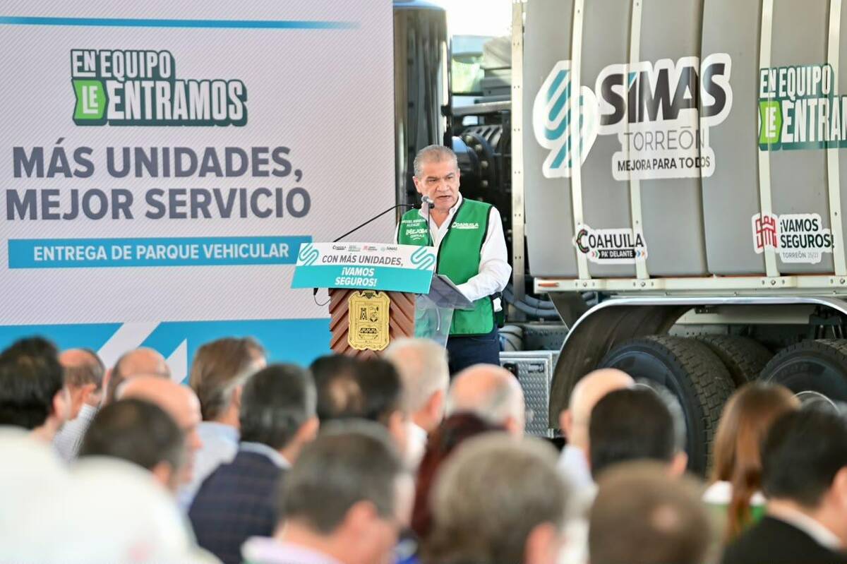 Miguel Ángel Riquelme fortalece la capacidad operativa del SIMAS Torreón