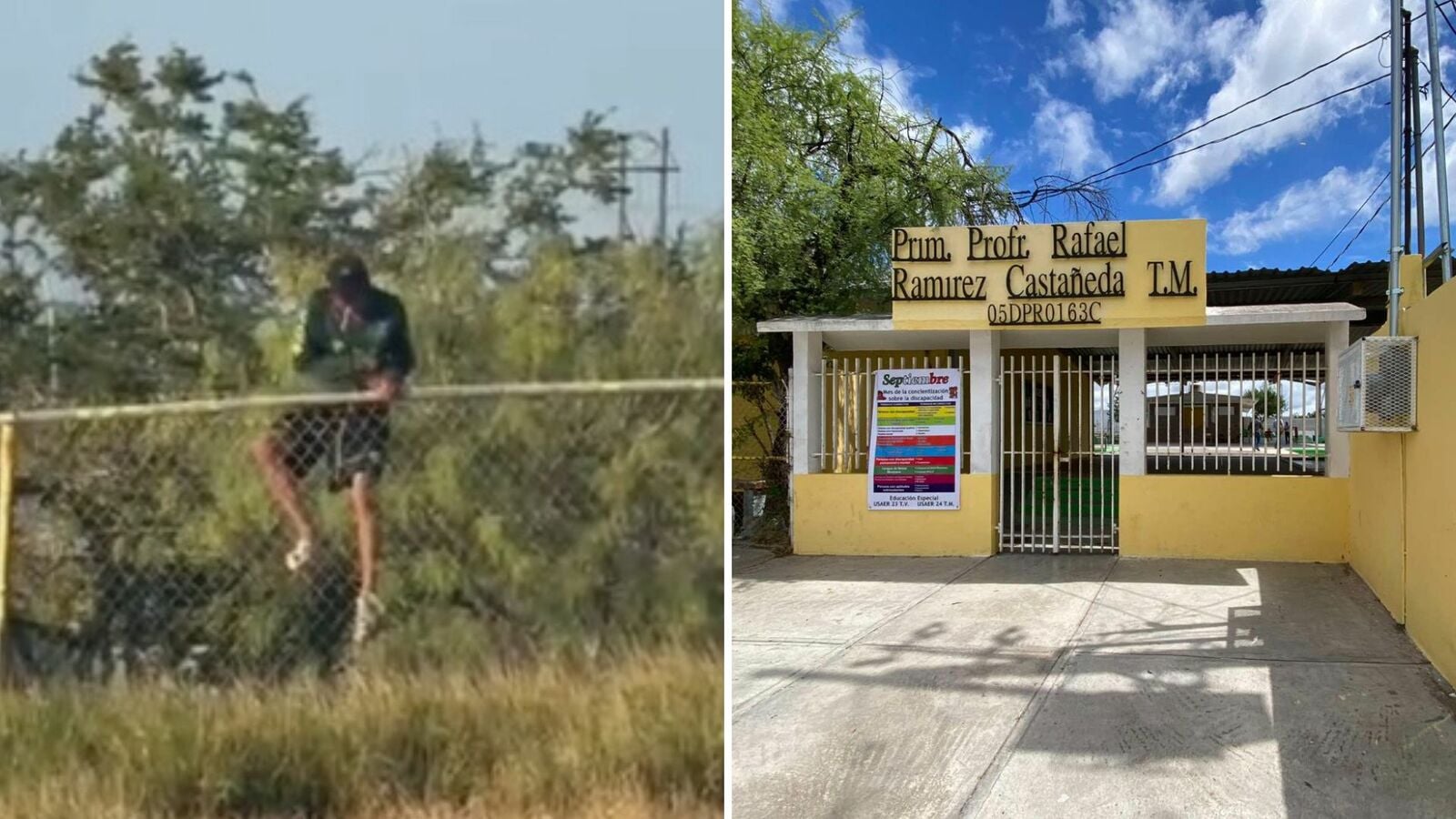 Investigan ingreso de sujeto con arma blanca a primaria Rafael Ramírez Castañeda