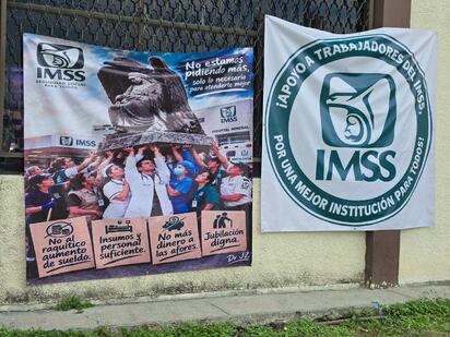 Gobernador busca evitar afectaciones en el IMSS por manifestaciones de trabajadores