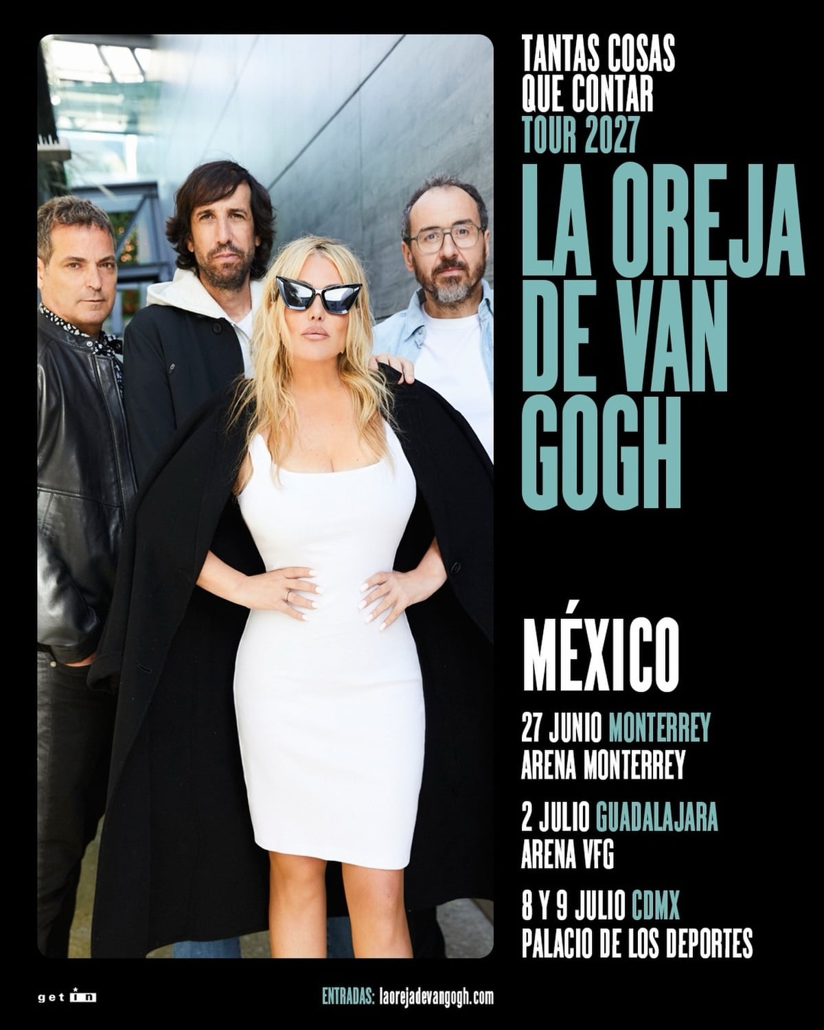 La Oreja de Van Gogh en México: precios de boletos 2027