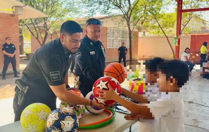 Impulsa Policía de Torreón la convivencia escolar a través del deporte