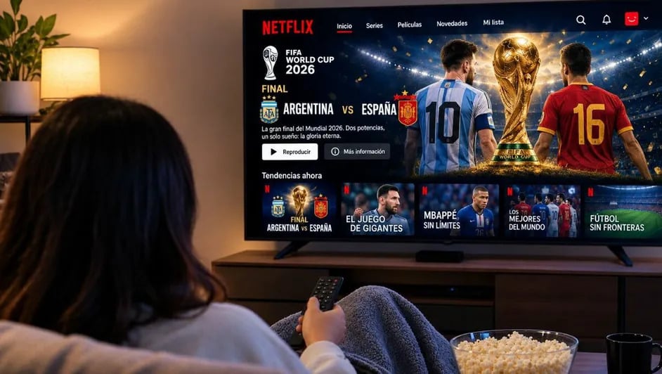 Netflix adquiere derechos exclusivos del Mundial 2030 para España