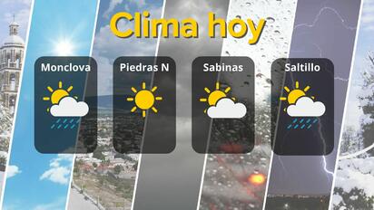 Clima en Coahuila: temperaturas de hasta 37 °C y vientos fuertes