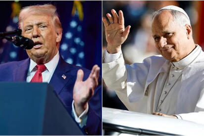 Trump desea pronta recuperación al papa León XIV tras cirugía por tumor