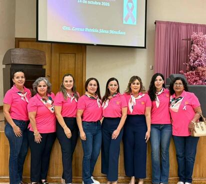 Damas Rotarias de Nueva Rosita promueven prevención del cáncer de mama