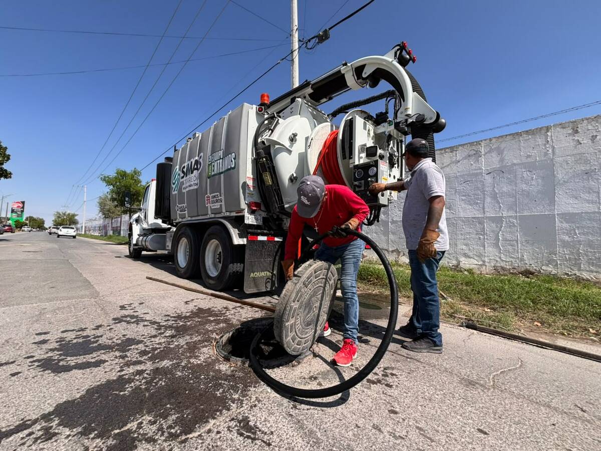 SIMAS Torreón pone en marcha operativo integral para la rehabilitación de la red sanitaria