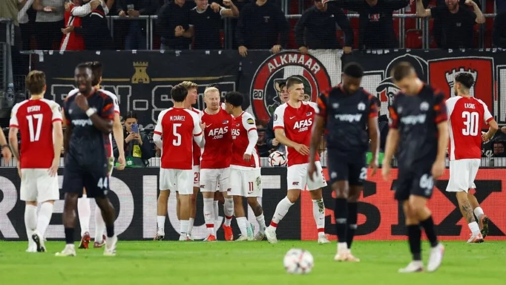 AZ Alkmaar logró su primera victoria en la Europa League