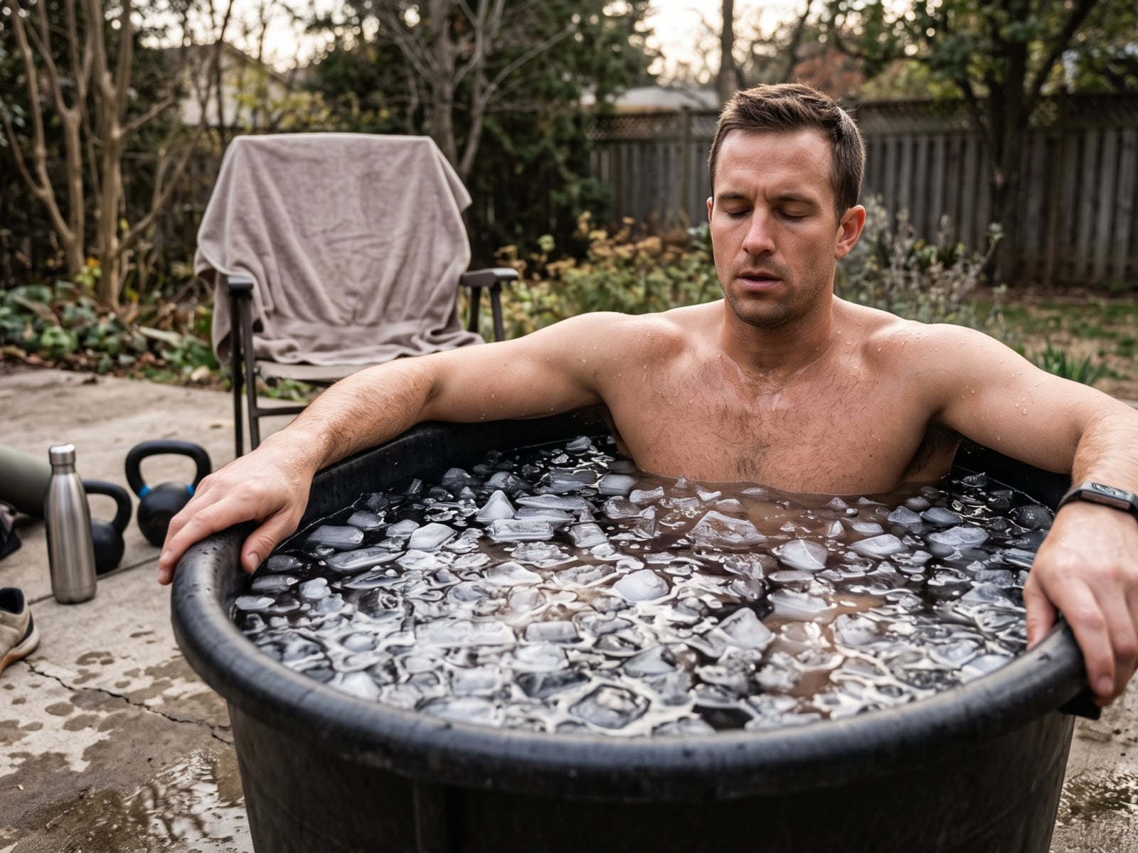 Baños de hielo después de entrenar: ¿Afectan el crecimiento muscular?