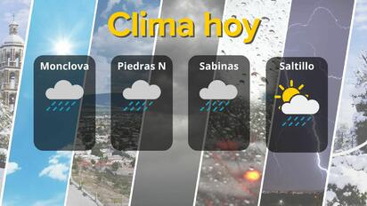 Clima en Coahuila: lluvias y fuertes vientos para este 16 de octubre