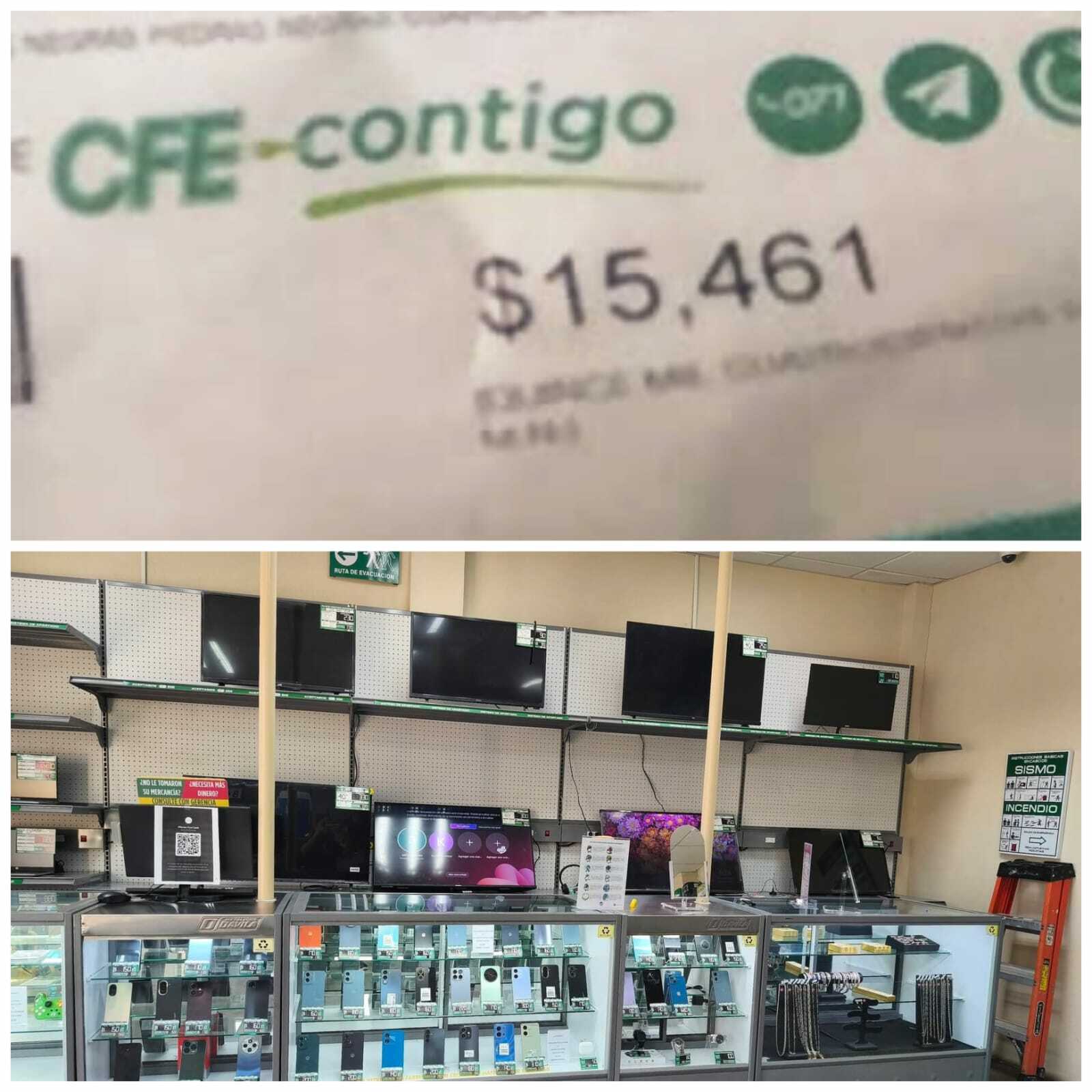 Familias empeñan sus pertenencias para pagar recibos de luz de hasta 17 mil pesos