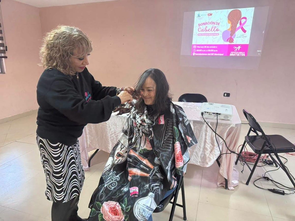 Realizan campaña de donación de cabello para pelucas oncológicas en Nava